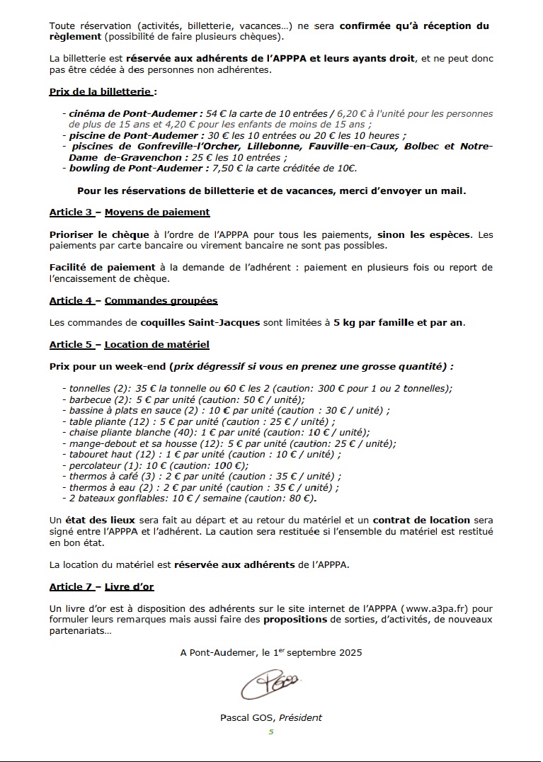 reglement interieur 5